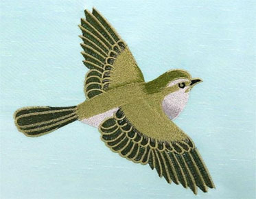 embroidery digitizing bird design